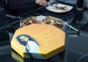 Advertising on Pizza Boxes - define guerilla marketing