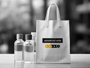 adzze's prescription bag advertising