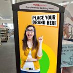 Sanitizer Dispenser Advertising CVS Stores