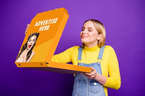 pizza boxes Ad