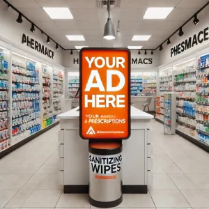 AI generated pharmacy advertising