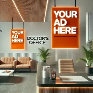 AI generated doctor's office advertising