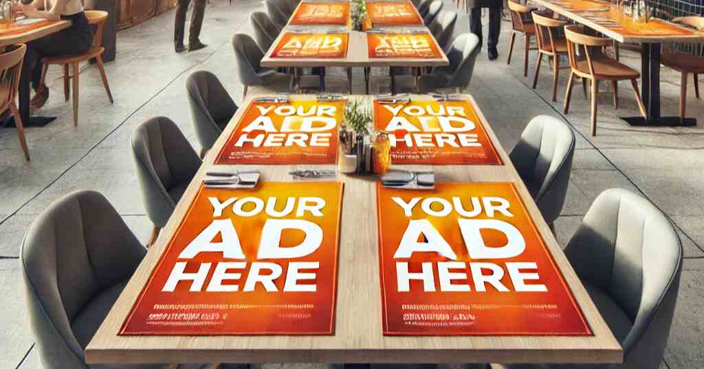 Here Why Brands are Placing Advertisement on Placemats