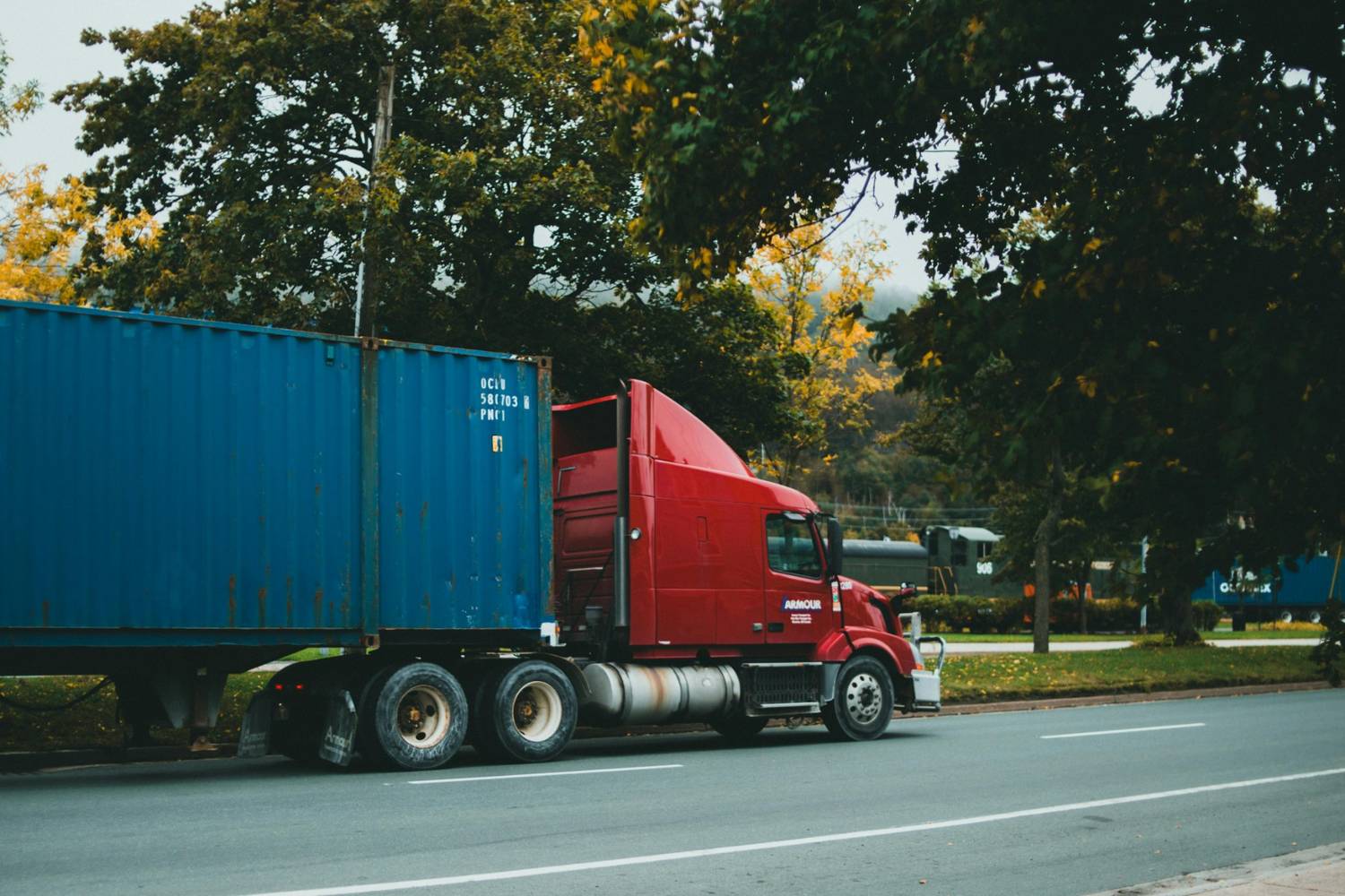 red truck