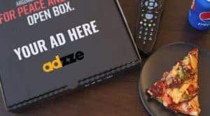 Pizza Box Top Advertising