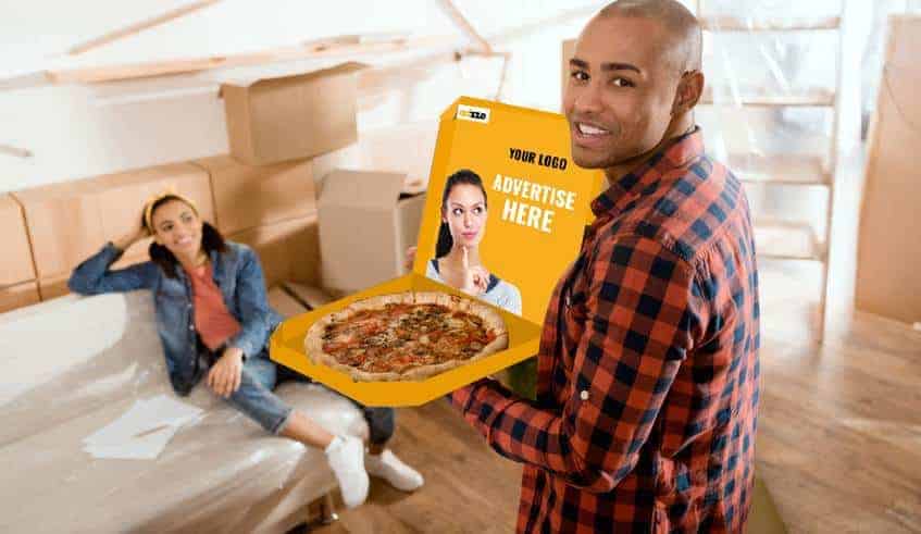 The Costs of Advertising on a Pizza Box and its Benefits