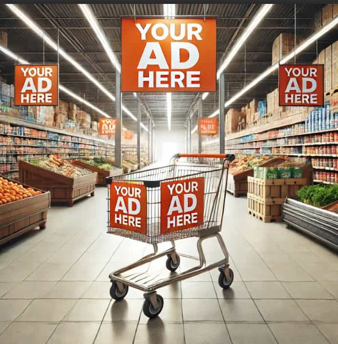 Grocery Cart Advertising