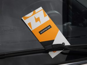 valet ticket advertising