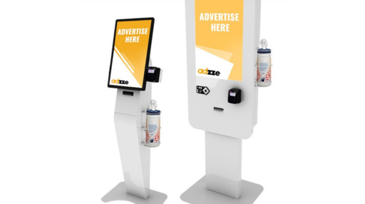 Advertising on Sanitizing Stations