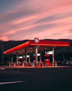 gas station